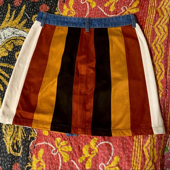 70s style suede skirt forever 21 - Picture 2 of 3